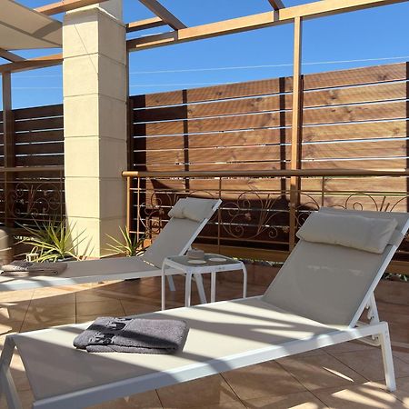Doormat# Wait 'N Sea, Jacuzzi, Luxury Stone House Apartment Epanomi Bagian luar foto