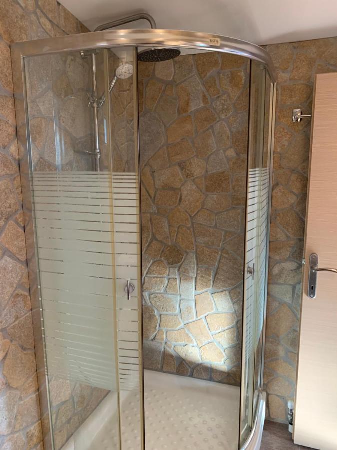 Doormat# Wait 'N Sea, Jacuzzi, Luxury Stone House Apartment Epanomi Bagian luar foto