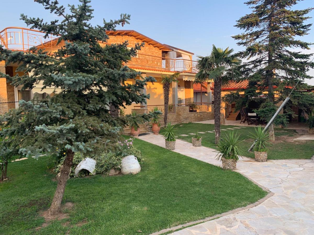 Doormat# Wait 'N Sea, Jacuzzi, Luxury Stone House Apartment Epanomi Bagian luar foto
